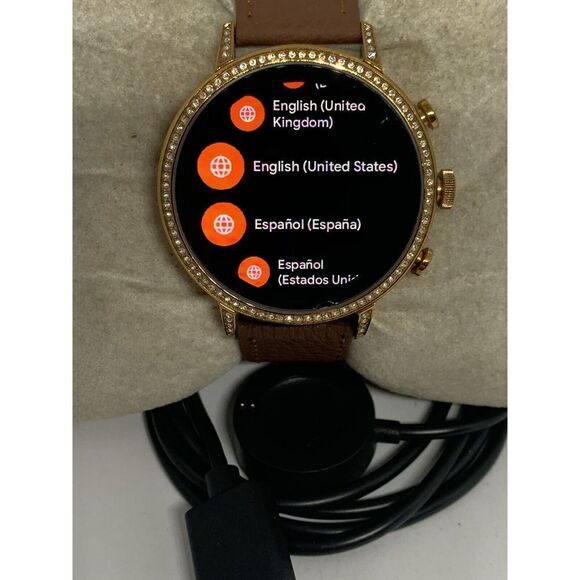 Fossil Gen 4 Authentic Digital Dial Smart Watch Custom Band FTW6021 ZA750 - Picture 2 of 12